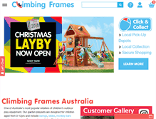 Tablet Screenshot of climbingframes.com.au